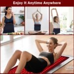 Red Light Therapy Belt with 360 LEDs – Near Infrared Light Therapy for Waist & Back, Red Light Therapy Mat for Body, Wearable Pain Relief Pad for Home (31.6" x 11.8", Black) - Image 6