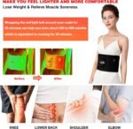 USUIE Red Light Therapy Belt, Infrared Light Therapy Wrap Red Light Therapy Device for Body with Timer for Back Shoulder Waist Muscle Pain Relief for Gift Women Men Gift - Image 3