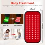 Red Light Therapy Belt, Infrared Light Therapy for Body, Wearable Wrap with Timer for Back Shoulder Waist Muscle Pain Relief, Improve Joint Inflammation, Red Light Therapy for Body - Image 5