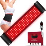 Red Light Therapy for Body, Infrared Light Therapy for Shoulder Waist Muscle Pain Relief, Upgraded 3 in 1 Led Beads, 660nm Red Light &850nm Near Infrared Light Therapy Belt Wrap Timer Remote Control