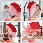 Red Light Therapy for Face and Body, Red Infrared Light Therapy Lamp with Stand Led 660nm Red Light-Therapy& 850nm Infrared Light Device for Body - Image 4